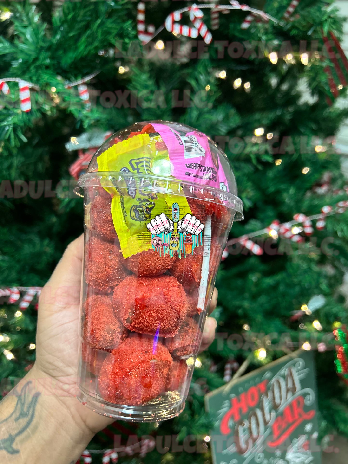 Strawberry Chamoy Grapes