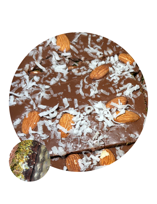 Almond Joy Dubai Brownie